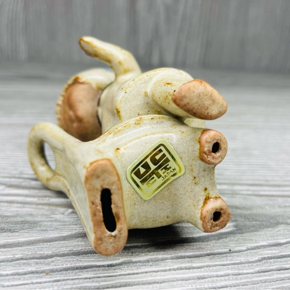 Vintage Japan UCTCI Bristolia Figurine Little Girl Kneeling Chair Pottery decor - Picture 6 of 7